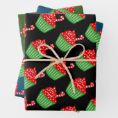 Niedlicher Kuchen Weihnachtsblatt Geschenkpapier Set (Beispiel)