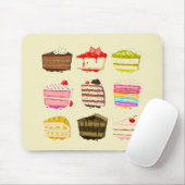 Niedlicher Kuchengeburtstagskuchen mit bunter Mousepad (Mit Mouse)