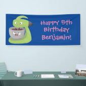 Niedlicher Kuchenmischer Cartoon Banner (Messe)