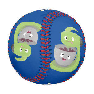 Niedlicher Kuchenmischer Cartoon Baseball