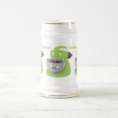 Niedlicher Kuchenmischer Cartoon Bierglas (Mittel)
