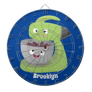 Niedlicher Kuchenmischer Cartoon Dartscheibe