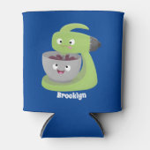 Niedlicher Kuchenmischer Cartoon Dosenkühler (Vorderseite)