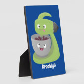 Niedlicher Kuchenmischer Cartoon Fotoplatte (Seite)