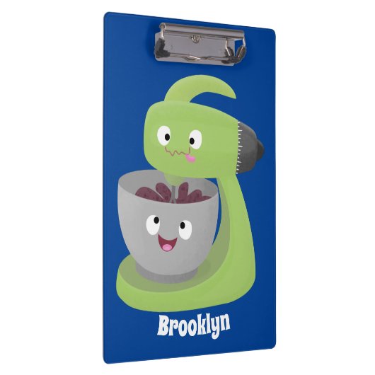 Niedlicher Kuchenmischer Cartoon Klemmbrett (Rechts)