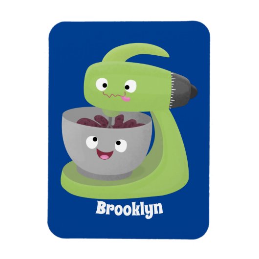 Niedlicher Kuchenmischer Cartoon Magnet (Vertikal)