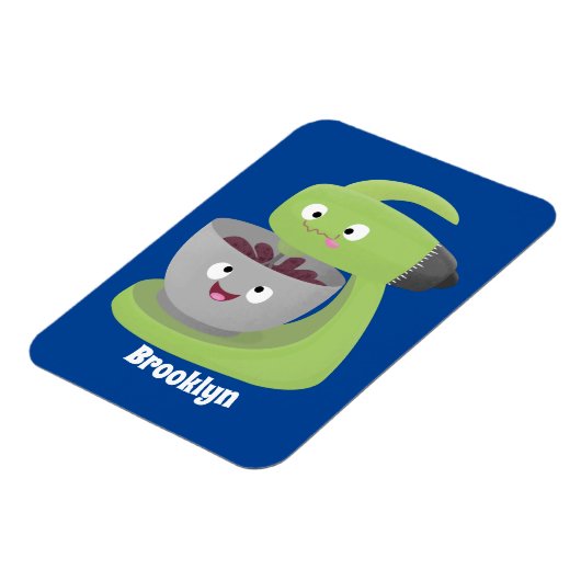 Niedlicher Kuchenmischer Cartoon Magnet (Linke Seite)