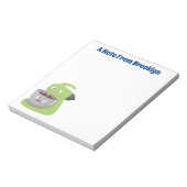 Niedlicher Kuchenmischer Cartoon Notizblock (Rotiert)