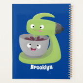 Niedlicher Kuchenmischer Cartoon Planer (Rückseite)