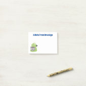 Niedlicher Kuchenmischer Cartoon Post-it Klebezettel (Auf Schreibtisch)