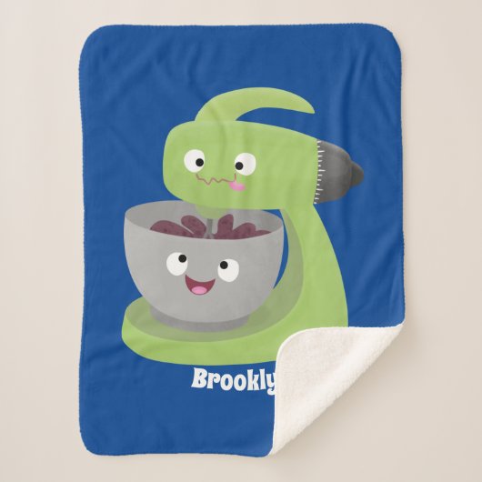 Niedlicher Kuchenmischer Cartoon Sherpadecke (Vorderseite)