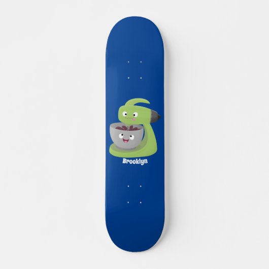 Niedlicher Kuchenmischer Cartoon Skateboard (Vorne)