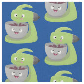 Niedlicher Kuchenmischer Cartoon Stoff (Nahaufnahme)