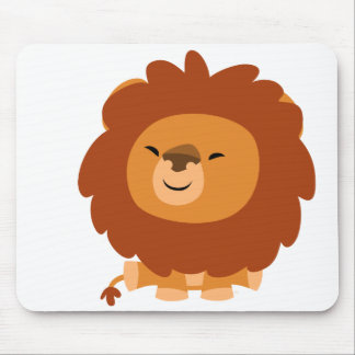 Niedlicher Kuddylle Cartoon Lion Mousepad