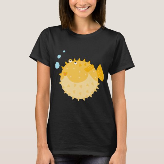 Niedlicher Kugelfisch T-Shirt (Vorderseite)