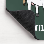 Niedlicher Kuh Personalisierter Individuelle Name Mousepad (Ecke)