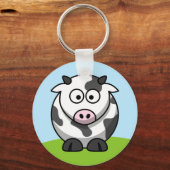 Niedlicher Kuh-Schlüsselanhänger Schlüsselanhänger (Vorderseite)