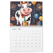 Niedlicher Kuhkalender Kalender (Jan 2027)