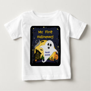 Niedlicher kundenspezifischer Halloweengeist u. Baby T-shirt