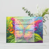 Niedlicher Künstlerischer Schmetterling Zeichne Ge Einladung (Stehend Vorderseite)