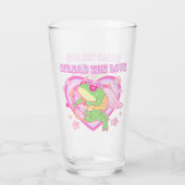 Niedlicher Kupider Frosch - Verbreitung der Liebe Glas (Rückseite)