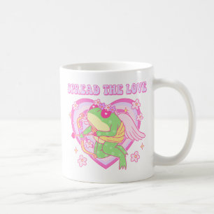 Niedlicher Kupider Frosch - Verbreitung der Liebe Kaffeetasse