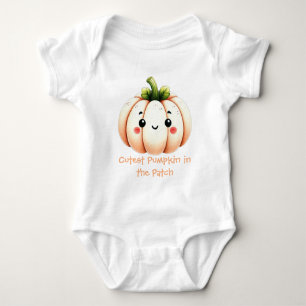 Niedlicher Kürbis Baby Strampler
