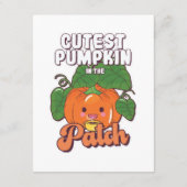 niedlicher Kürbis Begleitkarte (Rückseite)