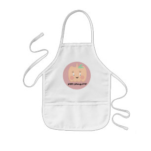 Niedlicher Kürbis Blushing Lettering Happy Hallowe Kinderschürze