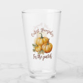 Niedlicher Kürbis Glas (Rückseite)