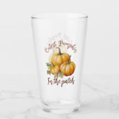 Niedlicher Kürbis Glas (Vorderseite)