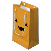 Niedlicher Kürbis Halloween Kleine Geschenktüte (Vorderseite Schrägansicht)