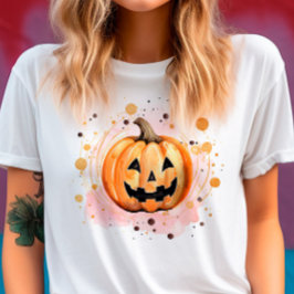 Niedlicher Kürbis Halloween T-Shirt
