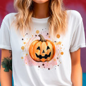 Niedlicher Kürbis Halloween T-Shirt