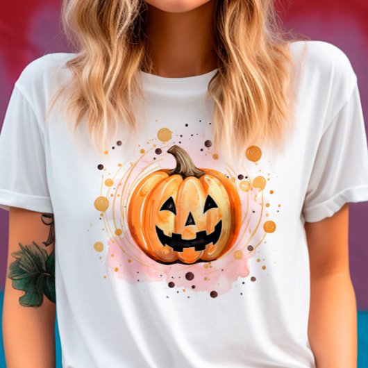 Niedlicher Kürbis Halloween T-Shirt