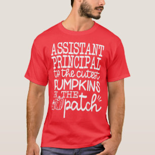 Niedlicher Kürbis im Patch Assistant Haupt-FAA T-Shirt