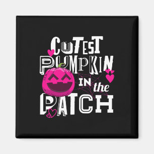 Niedlicher Kürbis in das PatchHalloween-Niedliche Magnet