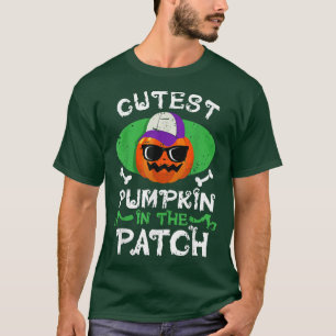 Niedlicher Kürbis in den Patcherhut T-Shirt