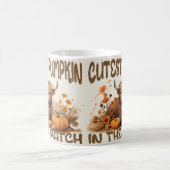 Niedlicher Kürbis in die Hochlandkuh Kaffeetasse (Mittel)
