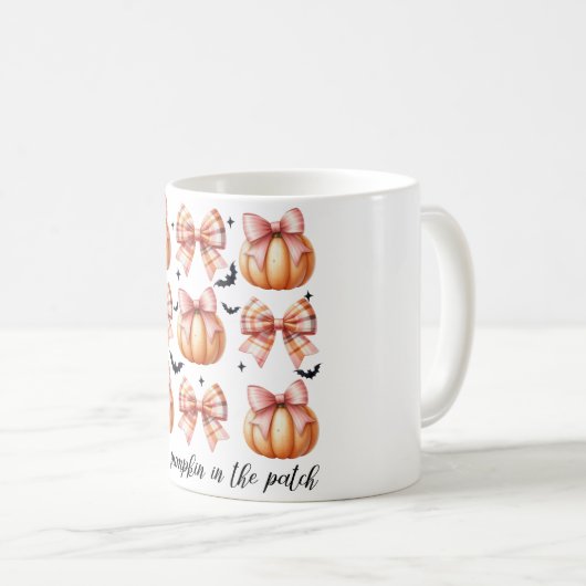 Niedlicher Kürbis Kaffeetasse (VorderseiteRechts)
