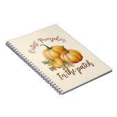 Niedlicher Kürbis Notizblock (Rechte Seite)