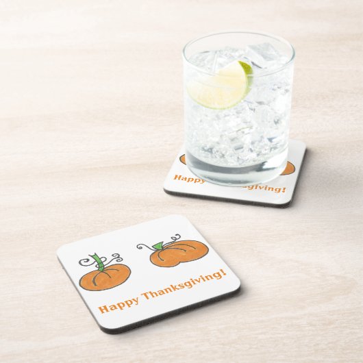 Niedlicher Kürbis-Untersetzer Getränkeuntersetzer (Rechte Seite)