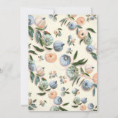 Niedlicher Kürbisboo Halloween-Bash-Rosa Einladung (Rückseite)