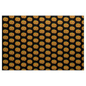 Niedlicher Kürbisgefecht Halloween Schwarz Stoff (Yard (91,4 cm))