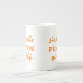 Niedlicher Kürbisgewürz Porzellantasse