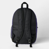 niedlicher Kürbishelloween Bedruckter Rucksack (Rückseite)