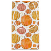 niedlicher Kürbiskachelfall Saisonales Party Kleine Geschenktüte (Rückseite)