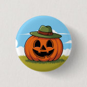Niedlicher Kürbiskalender Jack Button (Vorderseite)
