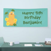 Niedlicher Kürbiskürbis Cartoon Banner (Messe)