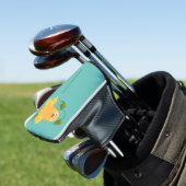 Niedlicher Kürbiskürbis Cartoon Golf Headcover (In Situ)